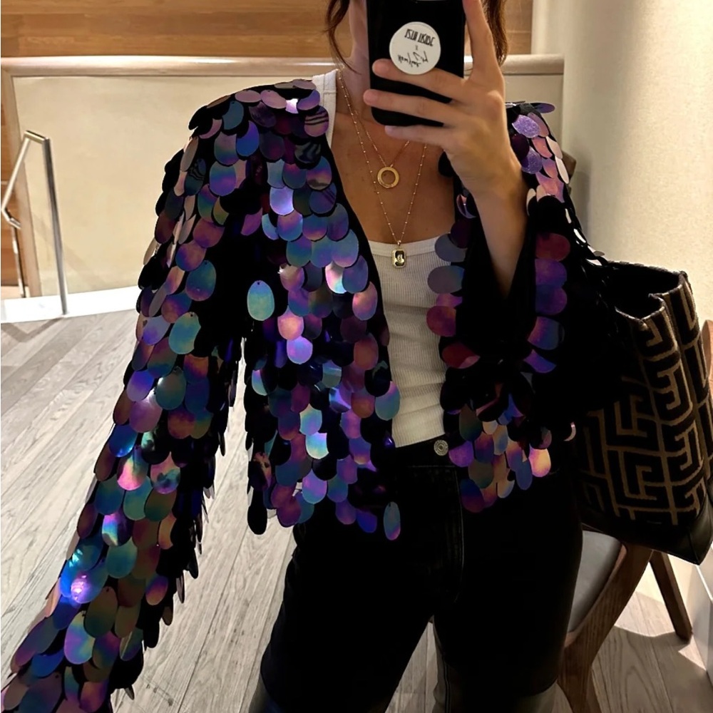 Pippa Multi Disco Sequin Jacket